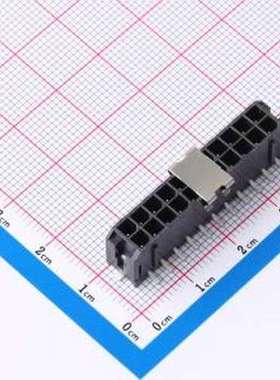 HC-MX3.0-2*11ALT-05 线对板针座 2x11P 间距:3mm 立贴 黑色 SMD,