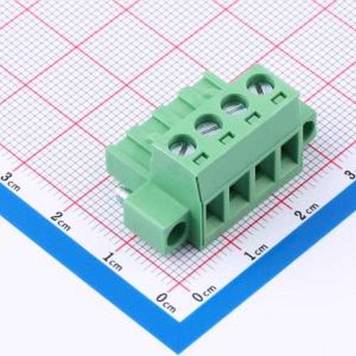 DB2EKM-5.0-4P-GN-S 插拔式接线端子 螺丝固定 1x4P 5mm 排数:1