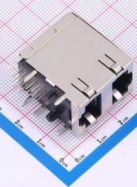 5569381-1 以太网连接器(RJ45 RJ11) 不带LED 插件