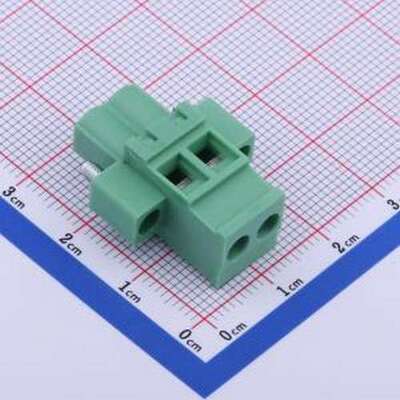 DB2EKBM-5.08-2P-GN-S 插拔式接线端子 5.08mm 1x2P 排数:1 每排P