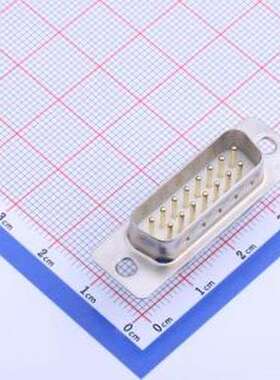 GDP15M-180 D-Sub/VGA连接器 插针式DP15两排公头车白胶光孔电镀1