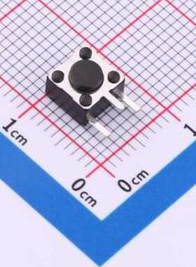 TC-1102DE-C-A 轻触开关 6*6*4.3mm 卧插 轻触开关 插件