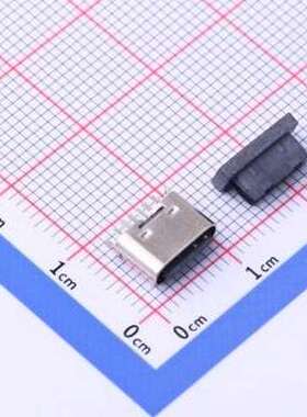 TYPE C-CQ-104PWB USB连接器 Type-C 母 直插 插件