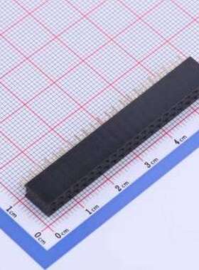CS-1166SDIG-2X22(H8.5) 排母 2x22P 间距:2.54mm 直插 插件,P=2.