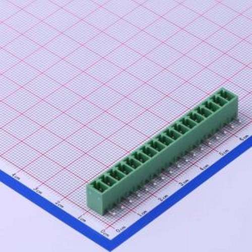 DB2ERC-3.81-17P-GN 插拔式接线端子 3.81mm 1x17P 排数:1 每排P