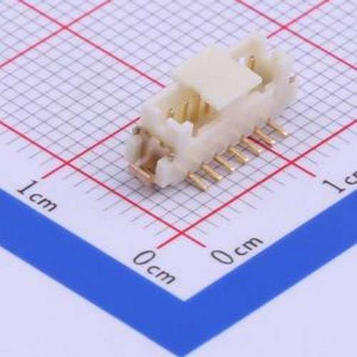 A1252WV-SF-07PD01 线对板针座 间距:1.25mm 1x7P SMD,P=1.25mm