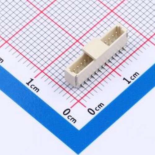 XY-SH1.0-13A51 线对板针座 1x13P 间距:1mm 立贴 系列:SH SMD,P=
