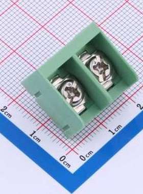 PLPK9500-2P-14 栅栏式接线端子 1x2P 排数:1 每排P数:2 绿色 插