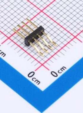 X1311WRS-04J-C40D42 排针 1x4P 间距:1.27mm 方针 SMD,P=1.27mm,