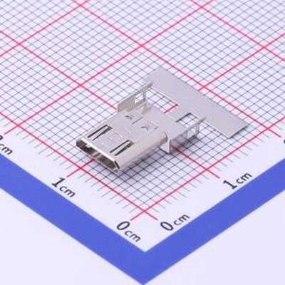 ZX20-B-SLDC 连接器外壳 用于USB microUSB B型插头