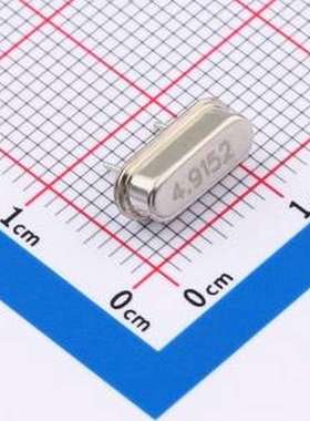 SCBYS04X91520ELRK 无源晶振 4.9152MHz±20ppm20pf4.0mm HC-49S