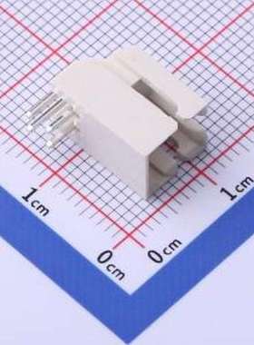 M2557R-2x2-N0 线对板针座 2x2P 间距:2.5mm 弯插 弯插,P=2.5mm