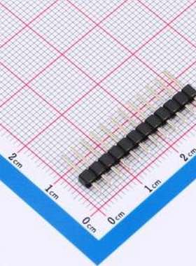 YZT1069-06115-12025-01 排针 间距:2.54mm 插件,P=2.54mm