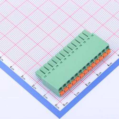 DB2EKN-3.5-13P-GN 插拔式接线端子 3.5mm 1x13P 排数:1 每排P数:
