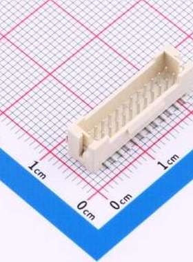 HDGC1500WVA-S-2X12P 线对板针座 DHGC1.5带扣立贴 2X12P SMD,P=1