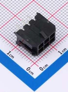 WAFER-MX300ZZ-23A 线对板针座 WAFER MX3.0直针2*3P 插件,P=3mm