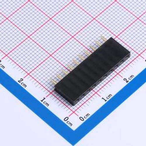 CSHA101-1002A001A1AA 排母 1x10P 间距:2.54mm 直插 插件,P=2.54