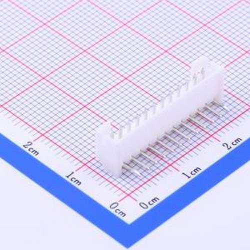 A2001WR-12P1 线对板针座 系列:PH 间距:2mm 1x12P 白色 弯插,P=2