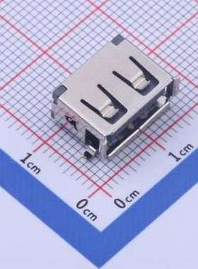 915-311A2026S10101 USB连接器 Type-A 母 卧贴 SMD