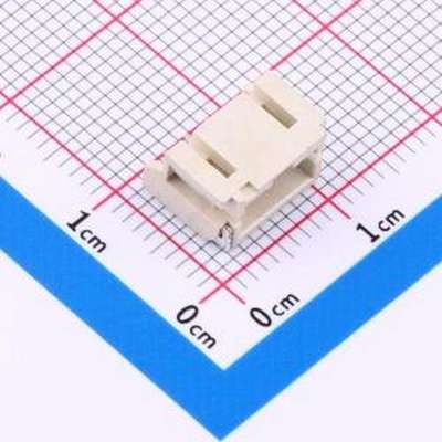 HX 2.0-3PIN WSTP 线对板针座 1x3P 间距:2mm 卧贴 SMD,P=2mm,卧