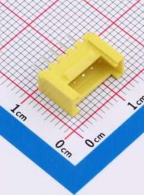 WF-1A200B5P-Y 线对板针座 间距2.0mm 直插 带扣 黄色 1x5P 插件,