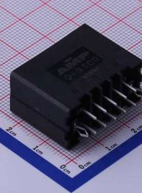 178325-2 线对板针座 2x5P 间距:3.81mm 直插 插件,P=3.81mm