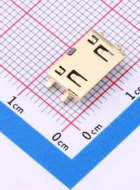 XDHF-1902-1908 D-Sub/VGA连接器 HDMI CF 19PIN母座沉板0.8MM前