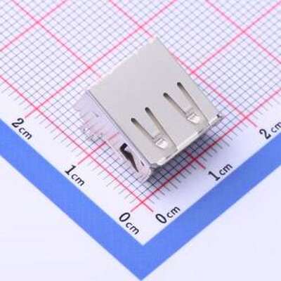 87583-2010BLF USB连接器 Type-A 母 卧贴 SMD