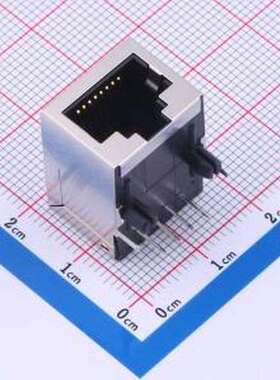 X01AB002GWDD 以太网连接器(RJ45 RJ11) 不带LED 插件