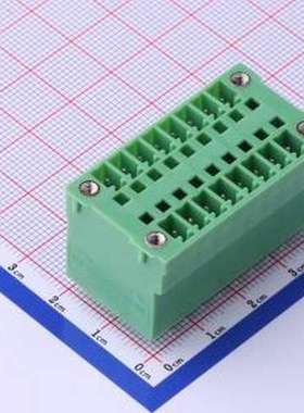 KF2EDGVHM-3.81-2*8P 插拔式接线端子 3.81mm 2x8P 排数:2 每排P