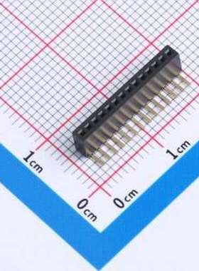 X1311FR-14-C43D24 排母 间距:1.27mm 1x14P 弯插 弯插,P=1.27mm