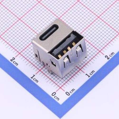 USB31-TPYE-C-LB01T-1 USB连接器 Type-A Type-C 母 直插 插件