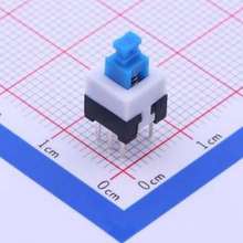 XKB7070-Z 按键开关 按键开关 7*7插件自锁 蓝白黑 插件