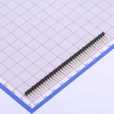X6511WVS-38H-C60D48R2 排针 1x38P 间距:2.54mm 方针 SMD,P=2.54