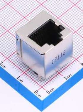 3-1734577-4 以太网连接器(RJ45 RJ11) 不带LED 插件