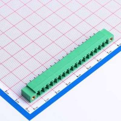 MX15EDGVM-3.81-18P-GN01-Cu-A 插拔式接线端子 3.81mm 1x18P 排