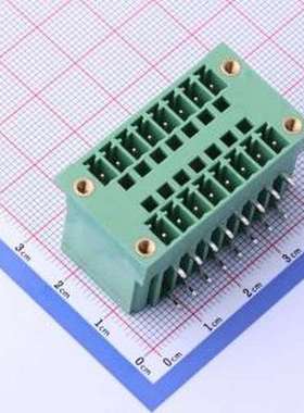 DB2ERHM-3.81-2*8P-GN 插拔式接线端子 3.81mm 2x8P 排数:2 每排P