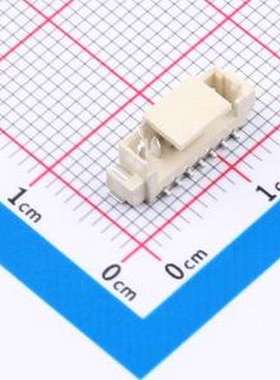 HX 1.25-7PIN LTJS 线对板针座 1x7P 间距:1.25mm 立贴 SMD,P=1.2
