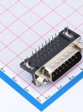 DS1037-15MNAKT74-0CC D-Sub/VGA连接器 D-Sub 公 P数:15P 弯插