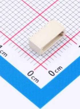 HX 1.0-6PIN WSTP 线对板针座 1x6P 间距:1mm 卧贴 SMD,P=1mm,卧