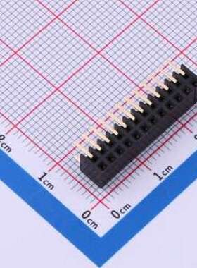 CSFB204-1202A001B1AC 排母 2x12P 间距:2mm 弯插 弯插,P=2mm