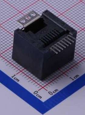 FRJ45053-1300K6K0100 以太网连接器(RJ45 RJ11) 立贴,单口,0.8μ