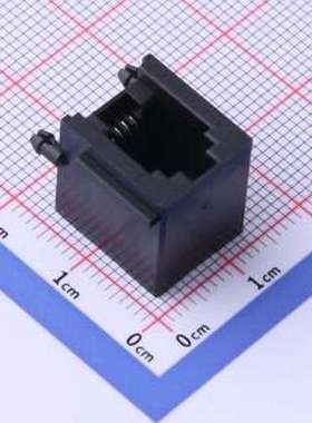 5501-440111111 以太网连接器(RJ45 RJ11) 弯插 不带LED 插件