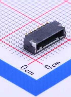 10125839-06RAEHLF 线对板针座 1x6P 间距:1.2mm 卧贴 SMD,P=1.2m
