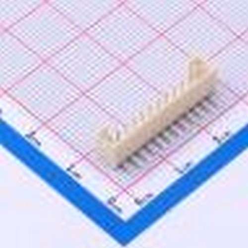 2.0mm-12P WZ-MS 线对板针座 1x12P 间距:2mm 弯插 系列:PH 弯插,