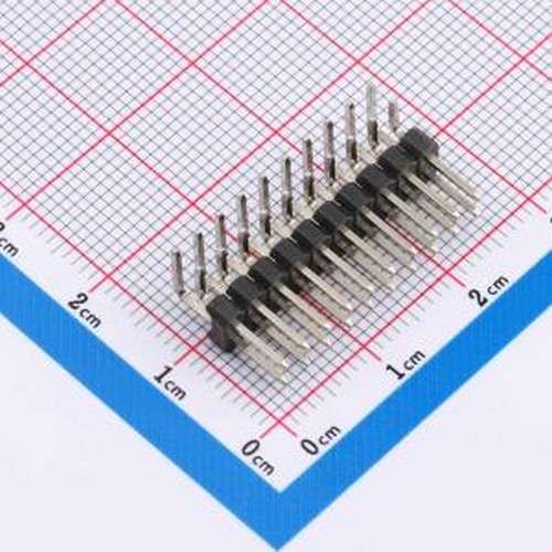 PH2.54-07-10PWS 排针 2x10P 间距:2.54mm 方针 弯插 弯插,P=2.54