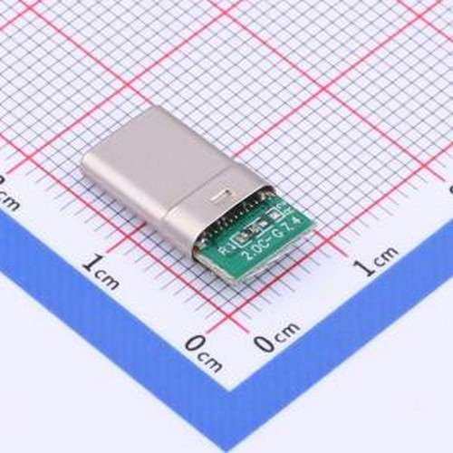 U261-1222N-4B0422 USB连接器 Type-C 公 焊线式