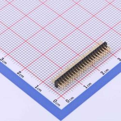 X1321WV-2x23J-C30D23 排针 2x23P 间距:1.27mm 方针 插件,P=1.27