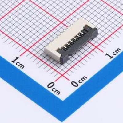GT-F1010SR20-06SMT01 FFC/FPC连接器 翻盖式 下接 P数:6P SMD,P=