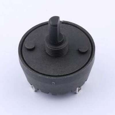 MFR01-A1M06L15SN-B 旋转开关 36°弹回6档旋转开关 插件